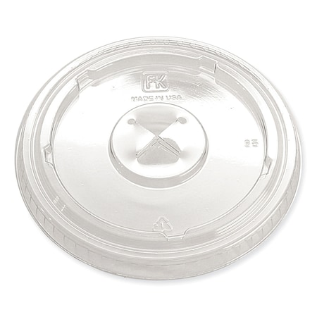 Fabri-Kal Greenware Cold Drink Lids, X-Slot, Fits 12 oz to 20 oz Cup, 1000PK LKC1220FX